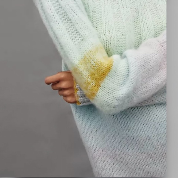 Anthropologie Perri Ombré Oh So Soft Alpaca Blend Tunic Sweater M & L - Picture 15 of 17